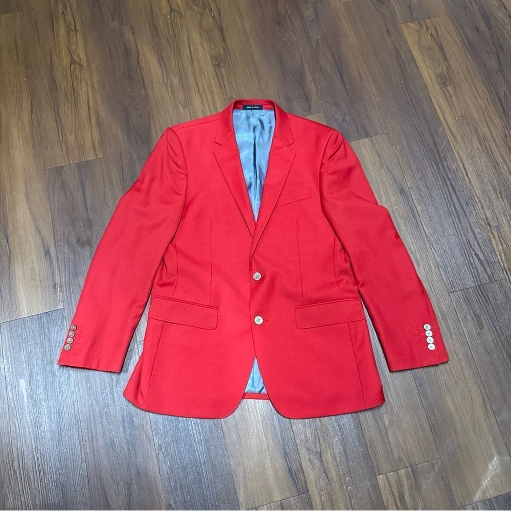 Tiglio Luxe Modern Fit 100% Wool Novello Blazer Size 40 R